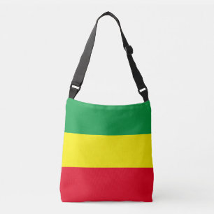 Bolso Cruzado Bandera etíope y rasta