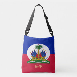 Bolso Cruzado Bandera haitiana y moda en Haití, compras y deport
