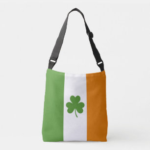 Bolso Cruzado Bandera irlandesa del Día de San Patricio con Sham