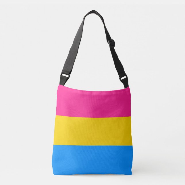 Bolso Cruzado Bandera Pansexual (Anverso)