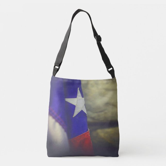 Bolso Cruzado Bandera Rusa Estrella de Texas Estados Unidos (Reverso)