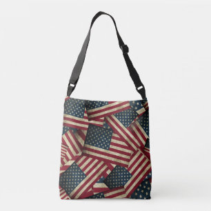 Bolso Cruzado Banderas americanas con problemas