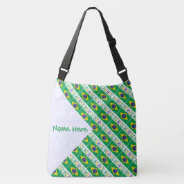 Bolso Cruzado Bandiera Brasil Personalizada en Mosaico
