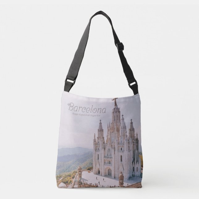 Bolso Cruzado Barcelona España Templo Expiatori del Sagrat Cor (Anverso)