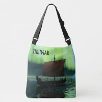 Barco Vikingo Y Aurora Boreal