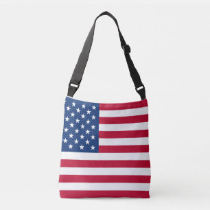 Bolso Cruzado barras y estrellas hermosas