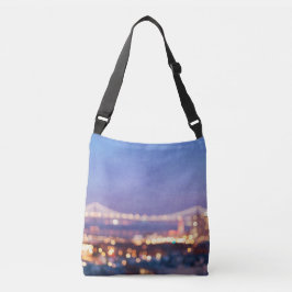 Bolso Cruzado Bay Bridge Glow San Francisco Photo Bag
