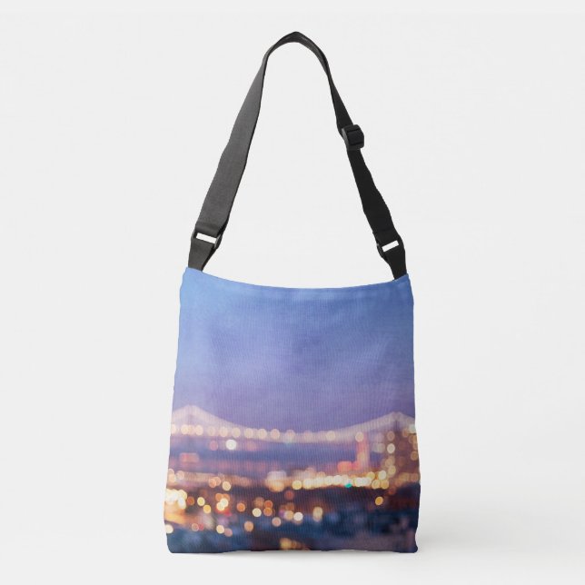 Bolso Cruzado Bay Bridge Glow San Francisco Photo Bag (Anverso)