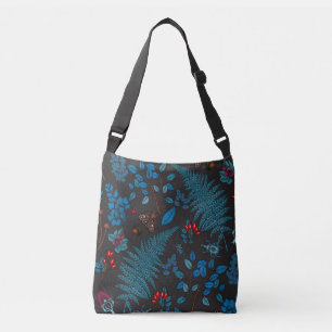 Bolso Cruzado Bayas forestales, hojas y bichos 1