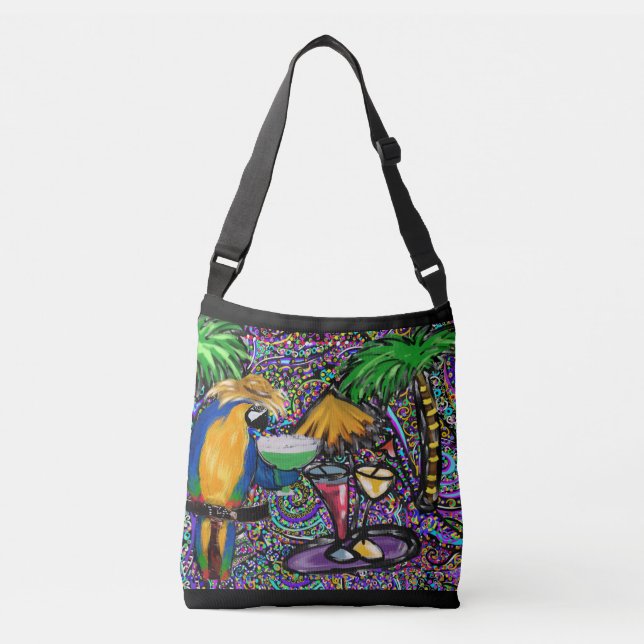 Bolso Cruzado Beach Fiesta Parrot (Anverso)