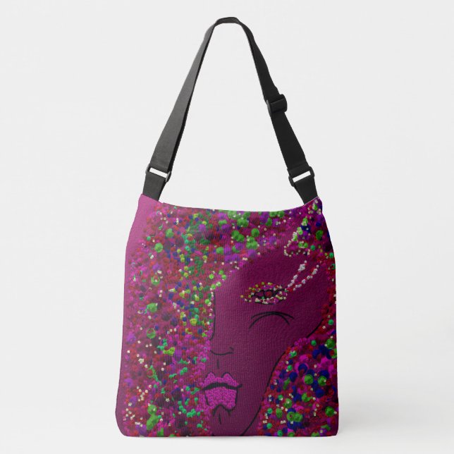 Bolso Cruzado Beauty of Flowers  (Anverso)