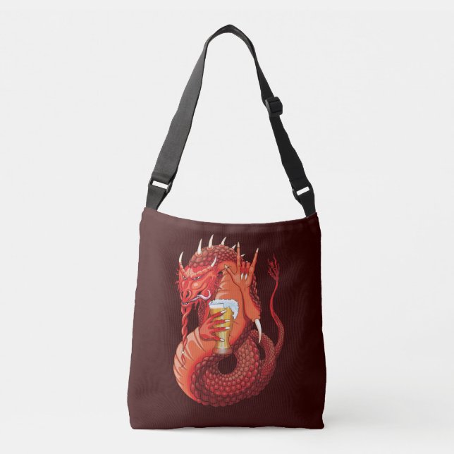 Bolso Cruzado Beer Dragon (Anverso)
