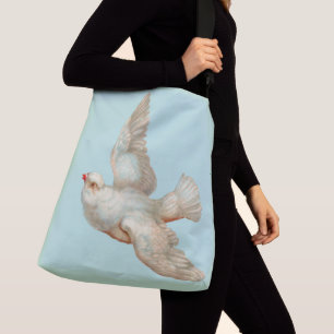 Bolso Cruzado bella paloma blanca