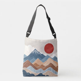 Bolso Cruzado Belleza del atardecer en montañas