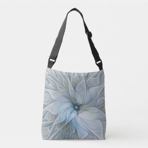 Bolso Cruzado Belleza elegante arte abstracto fractal flor moder