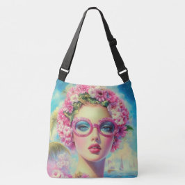 Bolso Cruzado Belleza tropical retro