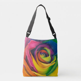 Bolso Cruzado Bello Artes Crossbod subió arco iris de la
