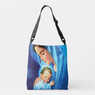 Bolso Cruzado Bendita Virgen María con el Niño Jesús
