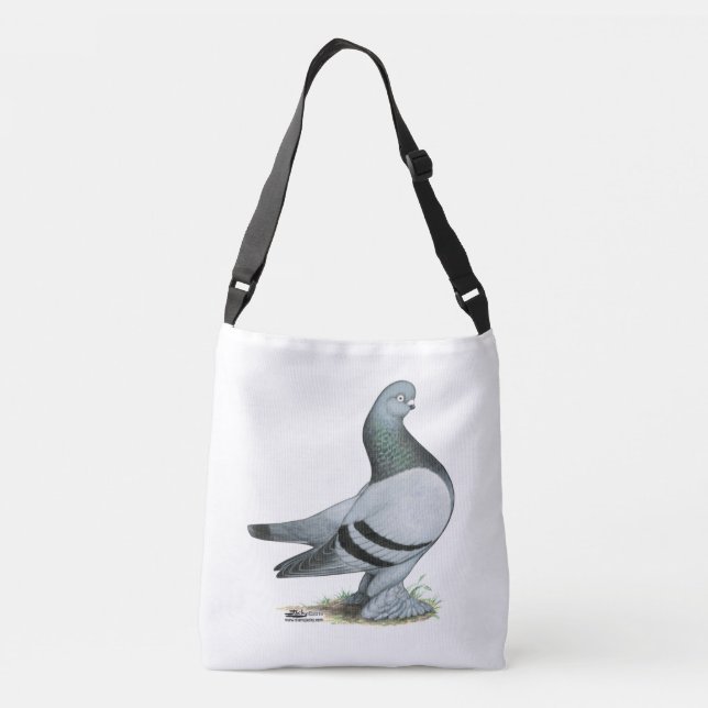 Bolso Cruzado Berliner Tumbler Pigeon Blue Bar (Reverso)