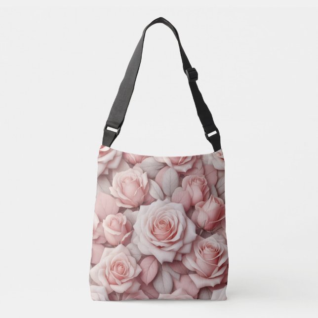 Bolso Cruzado Better in Pink Roses (Anverso)