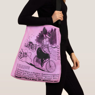 Bolso Cruzado Bicicleta de los años 1890 y The Racycle