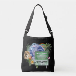 Bolso Cruzado Bienvenido al Planeta Tierra