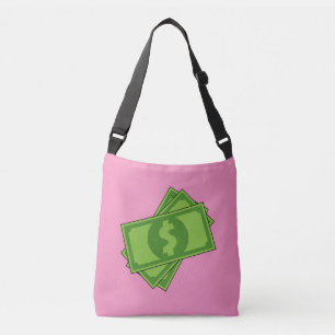 Bolso Cruzado Billetes en dólares de personalizado