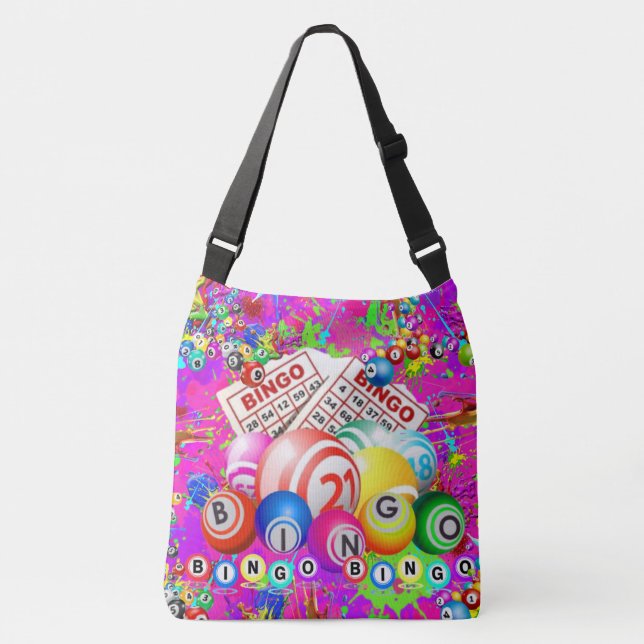 Bolso Cruzado BINGO BINGO Diseñado Por CBDOilPrincess (Anverso)