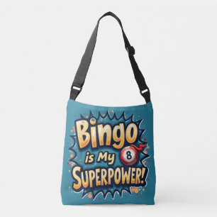 Bolso Cruzado Bingo es mi superpoder retro Bingo amor