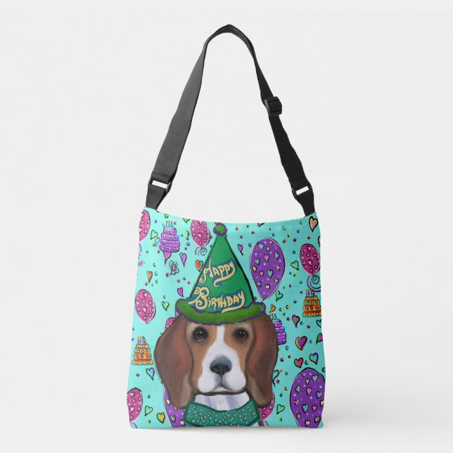 BOLSO CRUZADO BIRTHDAY BEAGLES (Anverso)