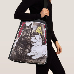 Bolso Cruzado Blackie y Whitie por el fuego
