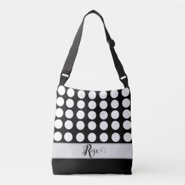 Bolso Cruzado Blanco negro