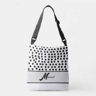 Bolso Cruzado Blanco negro