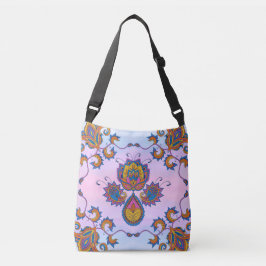 Bolso Cruzado Bliss Azul Colorido Paisley