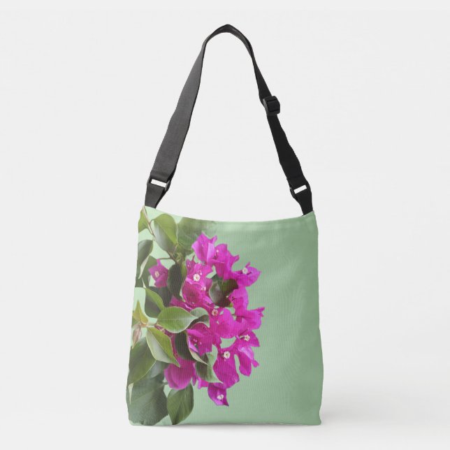 Bolso Cruzado Bloom floral rosa (Anverso)