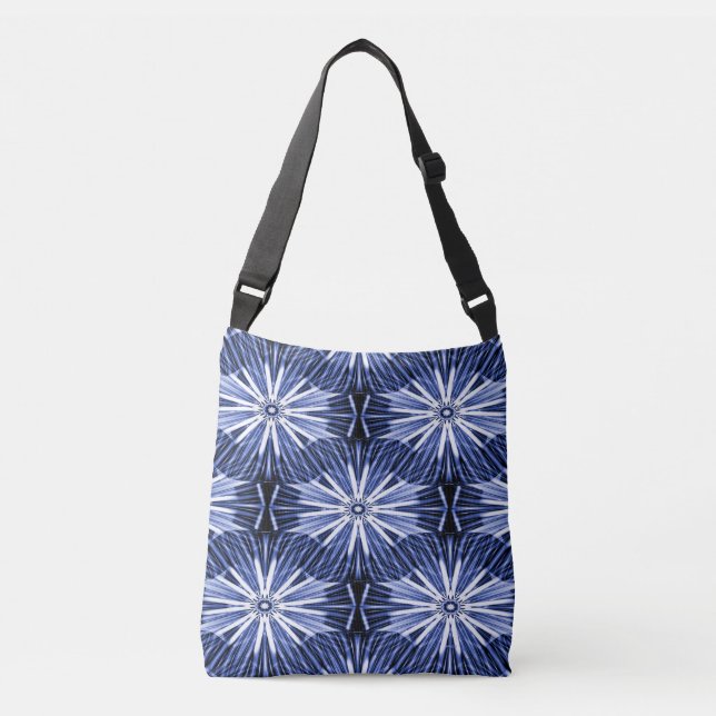 Bolso Cruzado Bloomin en azul......... (Anverso)