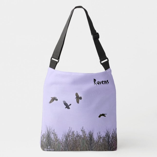 Bolso Cruzado Bloque De Ravens (Anverso)