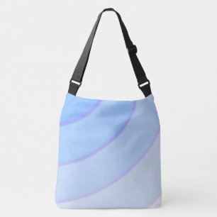 Bolso Cruzado Blue Circular Swirls sombrío