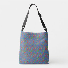 Bolso Cruzado Blue Sky | Dancing Watercolor Daisies