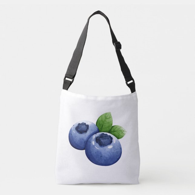 Bolso Cruzado Blueberry Print (Anverso)