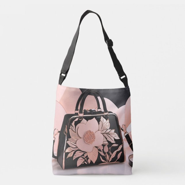Bolso Cruzado Blushing Creamy Cream AI art (Reverso)
