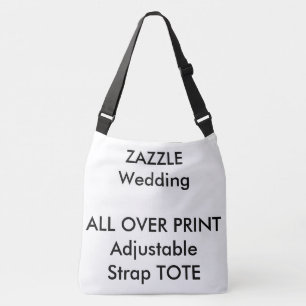 Bolso Cruzado Boda de encargo POR TODO el tote de la IMPRESIÓN