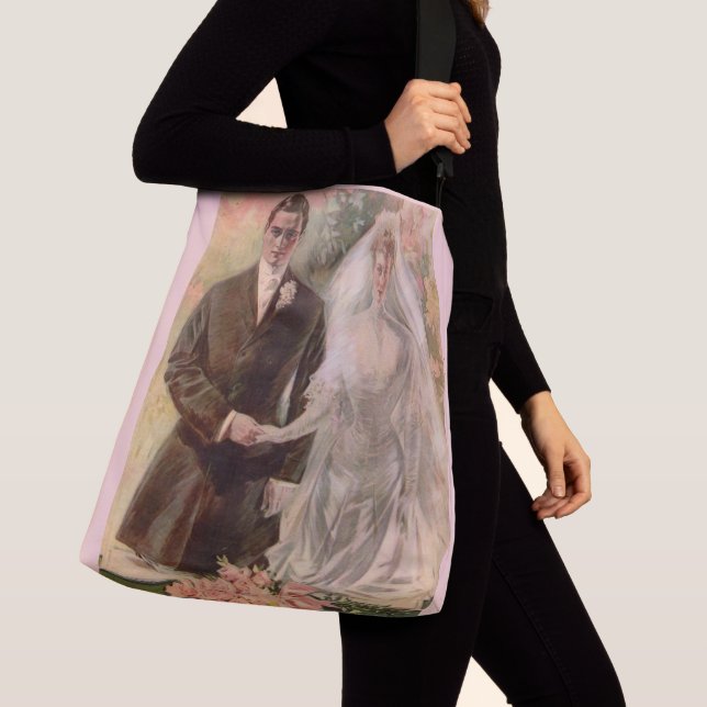 Bolso Cruzado boda eduardiano de 1906 (Detalle)