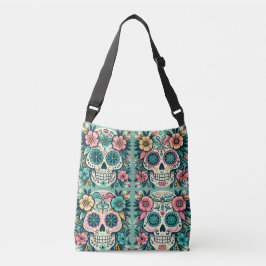 Bolso Cruzado Boho Calaveras de Azúcar