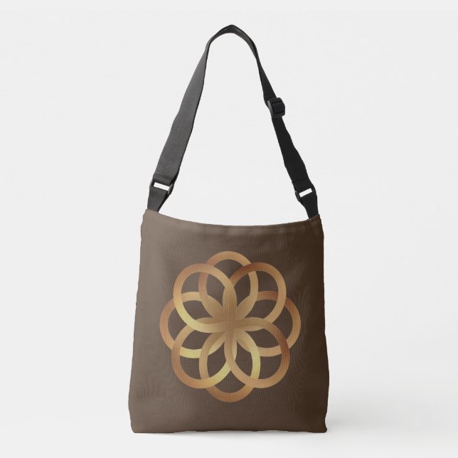 Bolso Cruzado Boho Chic Mandala (Anverso)