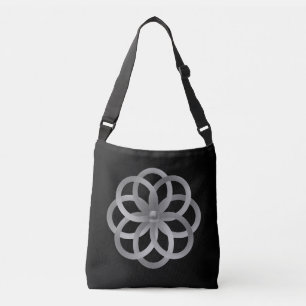 Bolso Cruzado Boho Chic Mandala de Plata