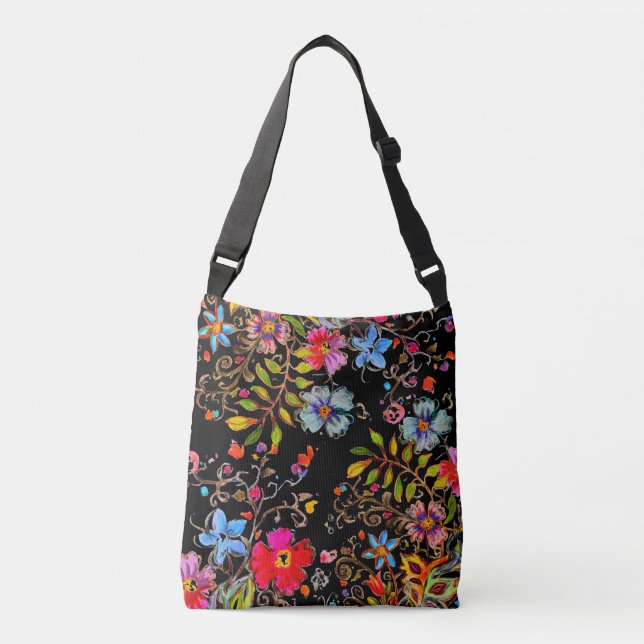 Bolso Cruzado Boho Garden (Anverso)