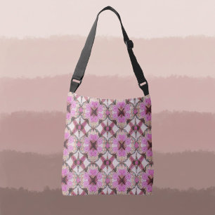Bolso Cruzado Boho Pink Floral