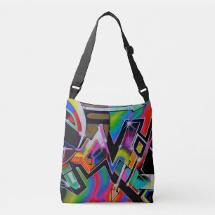 Bolso Cruzado ¡Bolsa de grafiti!