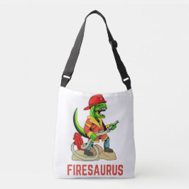 Bolso Cruzado Bombero de Firesauro Dinosaurio Bombero T Rex